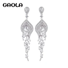 GAOLA новейший дизайн украшения, серьги со стразами лучшие женские подарки модные висячие серьги