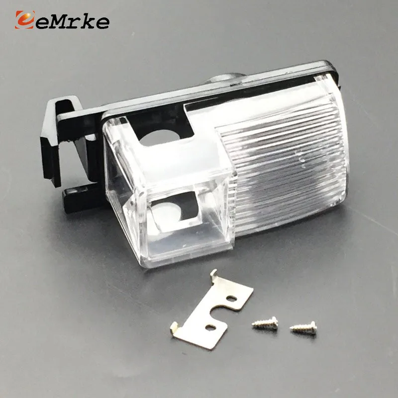 

EEMRKE for Nissan Fairlady Z 350Z 370Z 2002-2014 Car Rear View Camera Bracket License Plate Lights Housing Mount