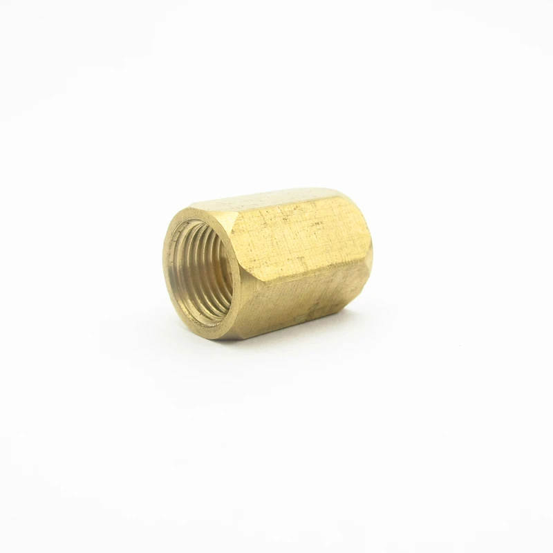 BSP Female Thread Hex Nut Rod Coupler Socket Fast Connetor Brass Pipe Fitting 