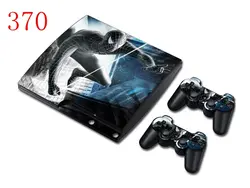 Черный человек-паук кожи Стикеры для Sony PS3 Slim для Игровые приставки 3 Slim консоли и 2 контроллера Скины Наклейки