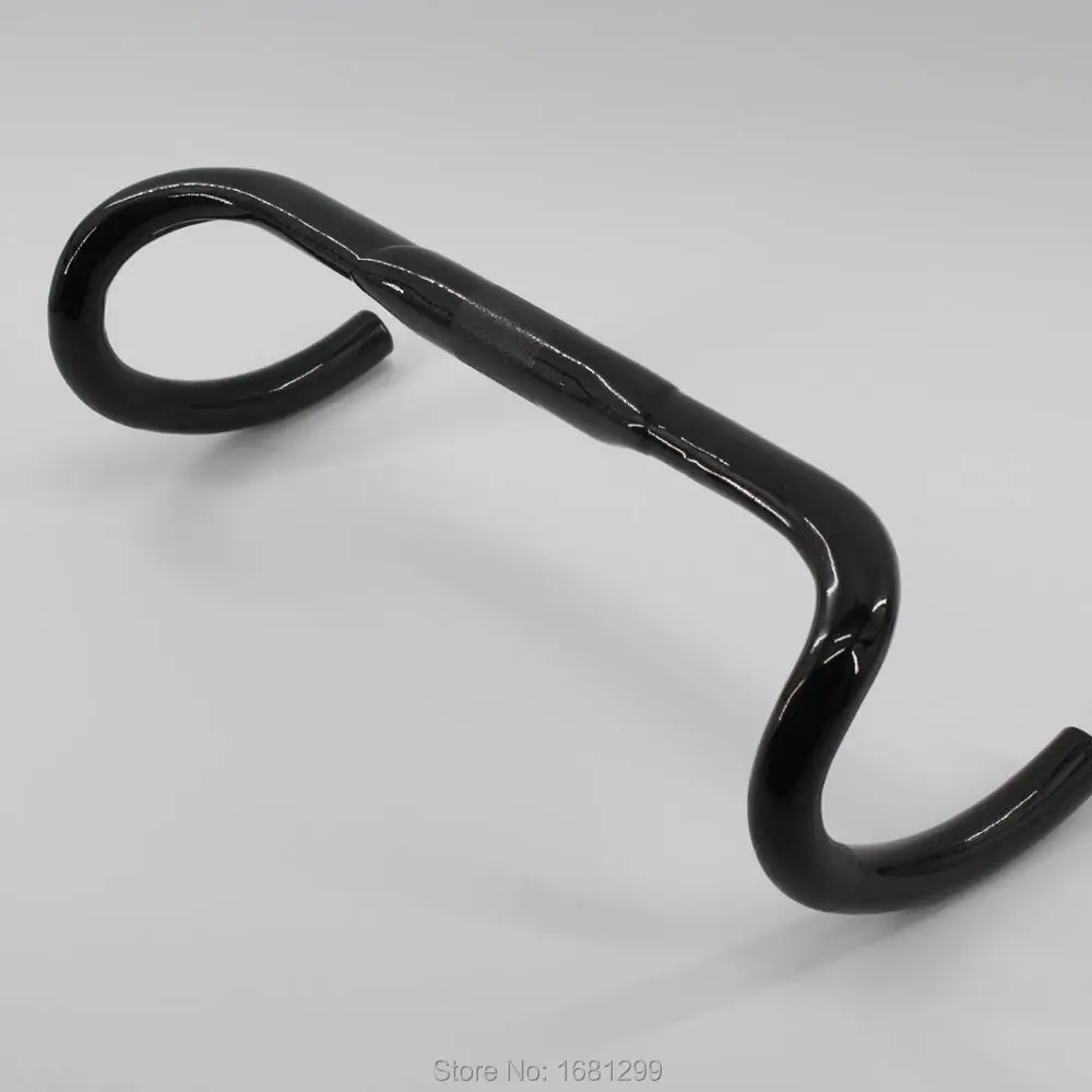 

Newest OEM Road bicycle 3K full carbon fibre handlebar carbon bike handlebar bamboo parts 31.8*380/400/420/440/460mm Free Ship