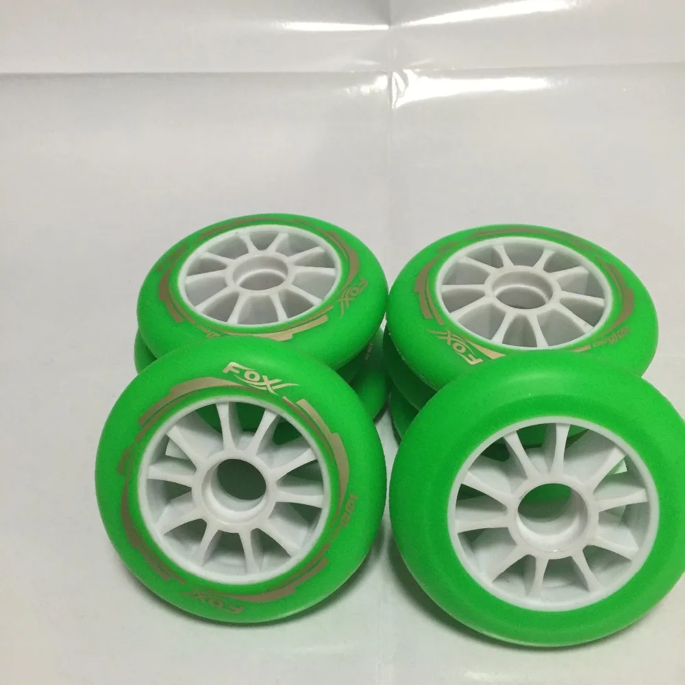 4 Piece Quality 85A speed inline skate Wheels High Rebound PU roller