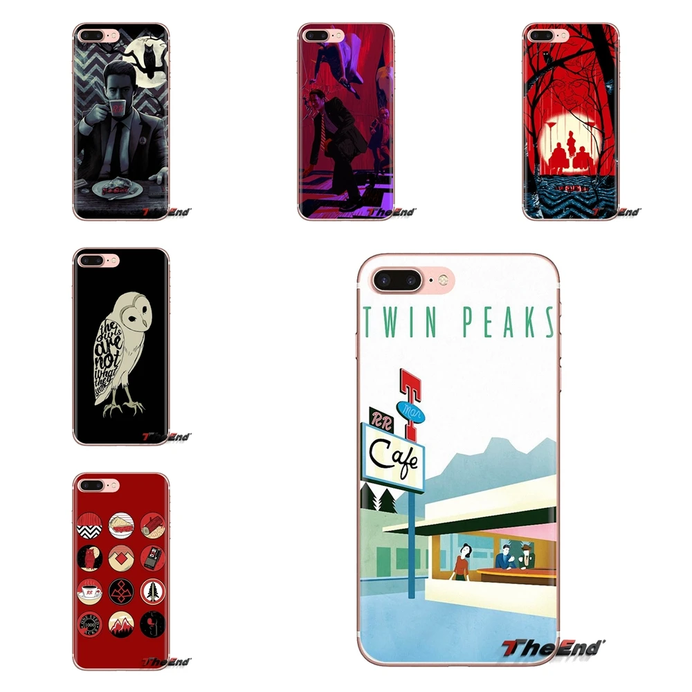 Soft Transparent Shell Covers Twin Peaks Fire Walk With Me For iPod Touch Apple iPhone 4 4S 5 5S SE 5C 6 6S 7 8 X XR XS Plus MAX |