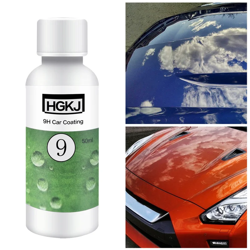 

9H Car Coating Paint Anti Scratch Wax Car Exterior Care Hydrophobic Polish Ceramic Glass Protector Auto Maintenance Accessories