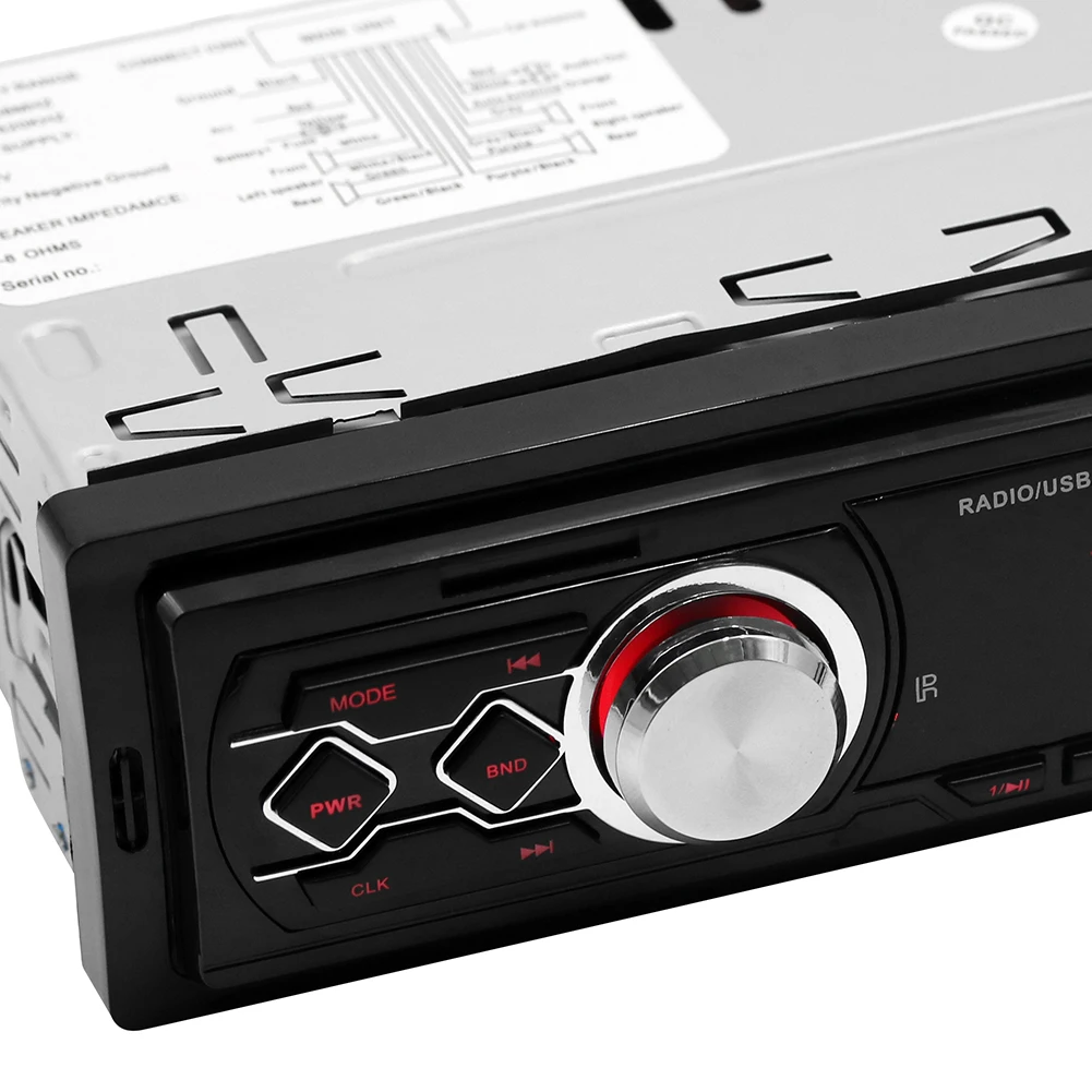 Автомобильный MP3 плеер 1 Din 12 В Bluetooth FM радио AUX TF карта USB U диск аудиовыход