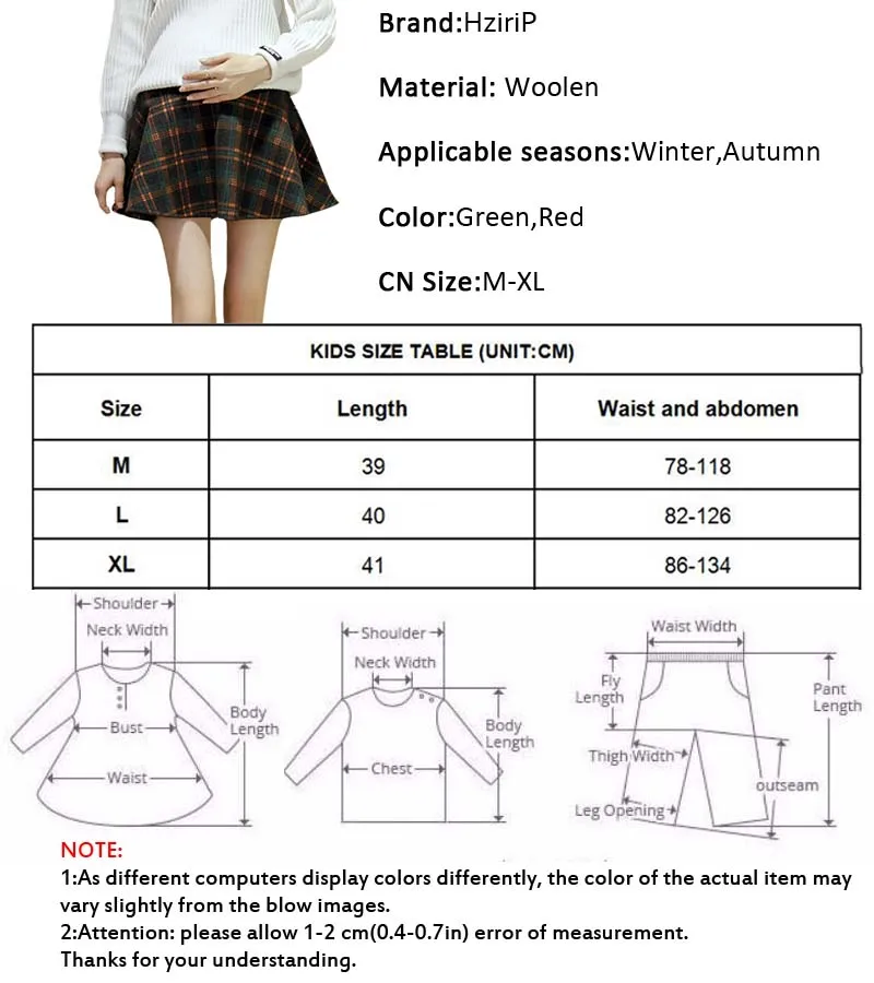 HziriP Материнство Уход за животом трапециевидные юбки Новинка мода осень зима шерстяная клетчатая Короткая юбка для беременных женщин плюс размер