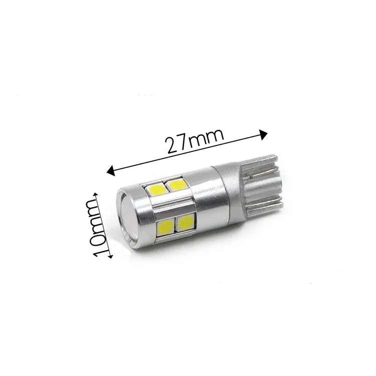 2 шт. T10 гнездо лампочки W5W 194 168 3030 чип 9 smd светодиодный автомобиль интерьера