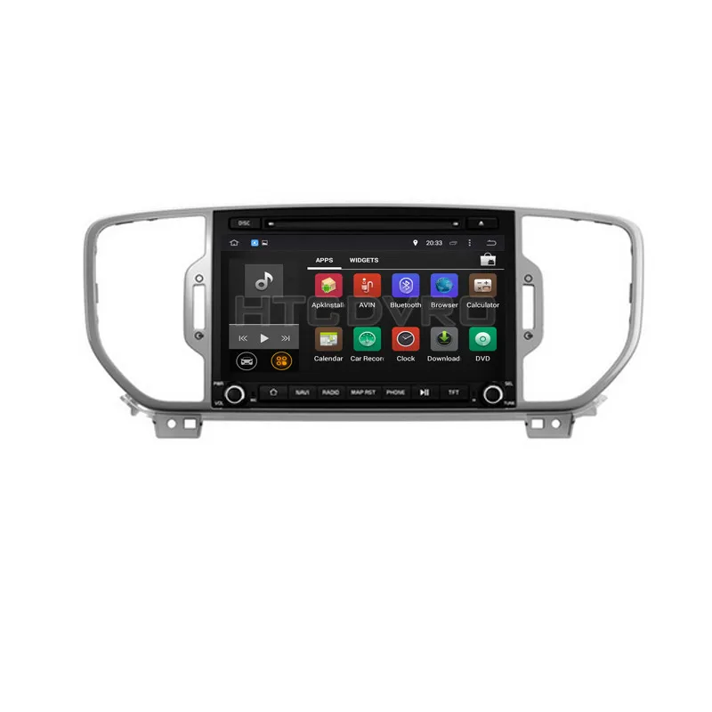 Flash Deal YMODVHT 8inch 4G Octa Core Android 9.0 7.1 Car DVD Player for Kia Sportage 2016- GPS Auto RDS Radio Audio Video Stereo 1