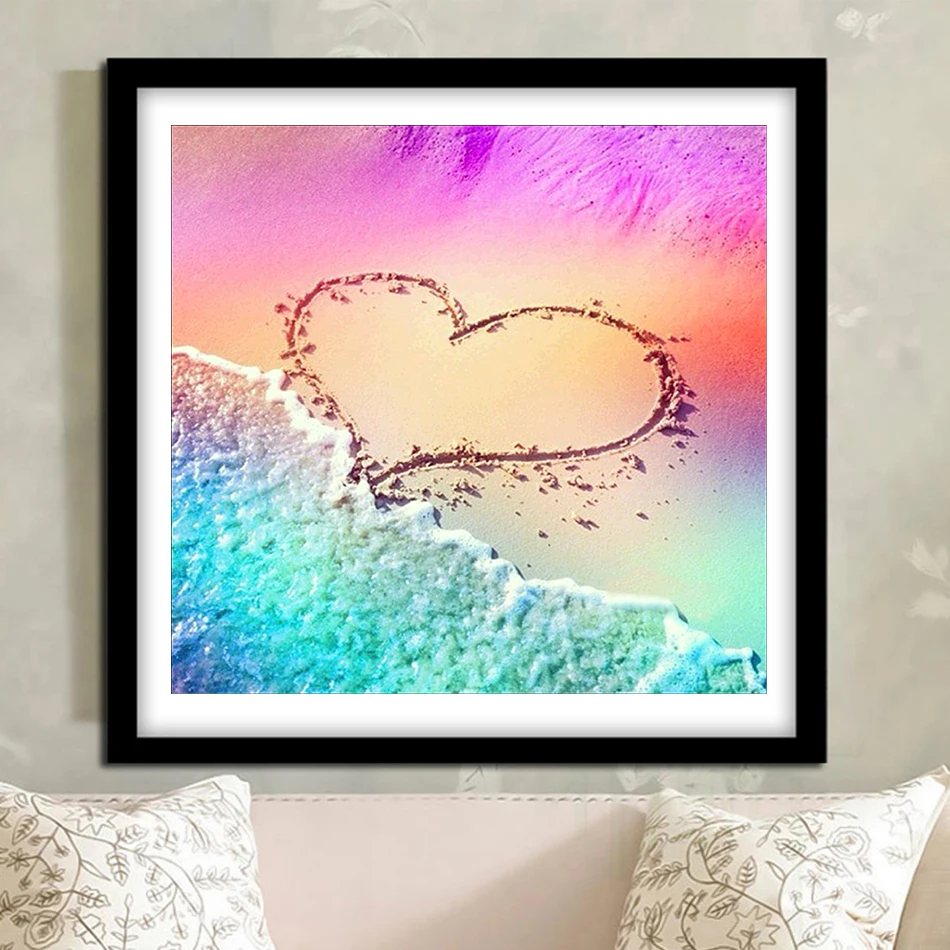 

5d diy diamond painting scenery Sea Beach Ocean Scenery cross stitch diamond embroidery kits picture diamond mosaic Home Decor