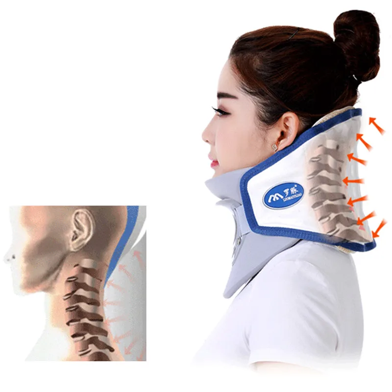 

Inflatable collar cervical spine traction device neck collar correct household equipment health care massage device nursing care