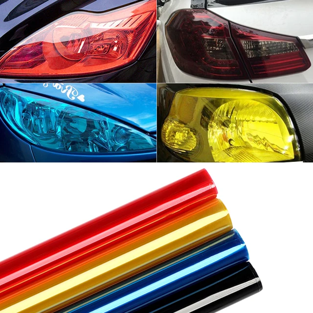 30cm x 120cm Auto Car Light Headlight Taillight Tint Vinyl Film Sticker