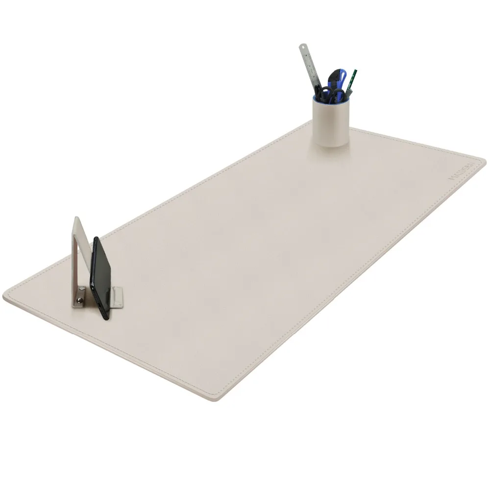 

Big Size PU Leather Office Desk Mat Mousepad Waterproof Desktop Mat with Pen Holder Phone Stand Keyboard Mat Desk Protective Pad