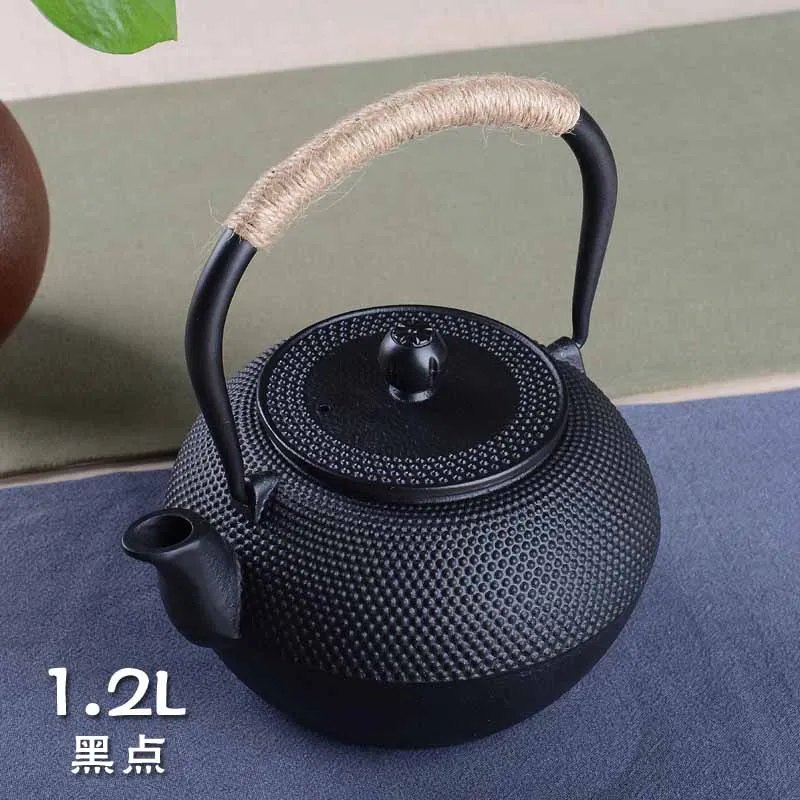 Black iron pot South Japan uncoated cast iron pot boiling water daily