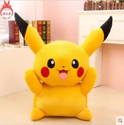 25 cm pequeño Kawaii Pikachu dibujos animados Peluche animales de Peluche muñecas juguetes suaves Peluche Oyuncak Bebek juguetes para niños Cojines
