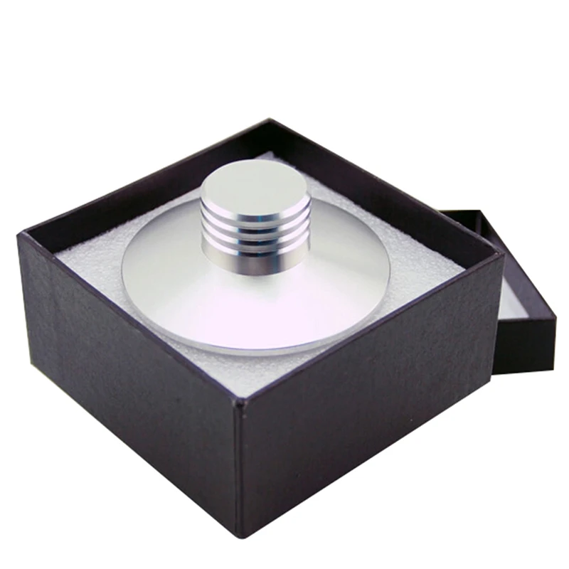 Aluminum Record Weight Clamp LP Vinyl Turntables Metal Disc Stabilizer CD Player Speaker for Vibration
