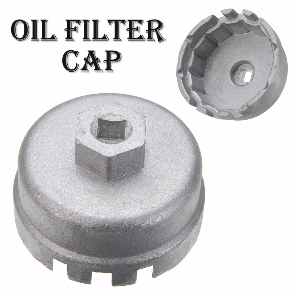 Mayitr 14 Flutes Oil Filter Cap Wrench Square Drive Oil Filter Removel