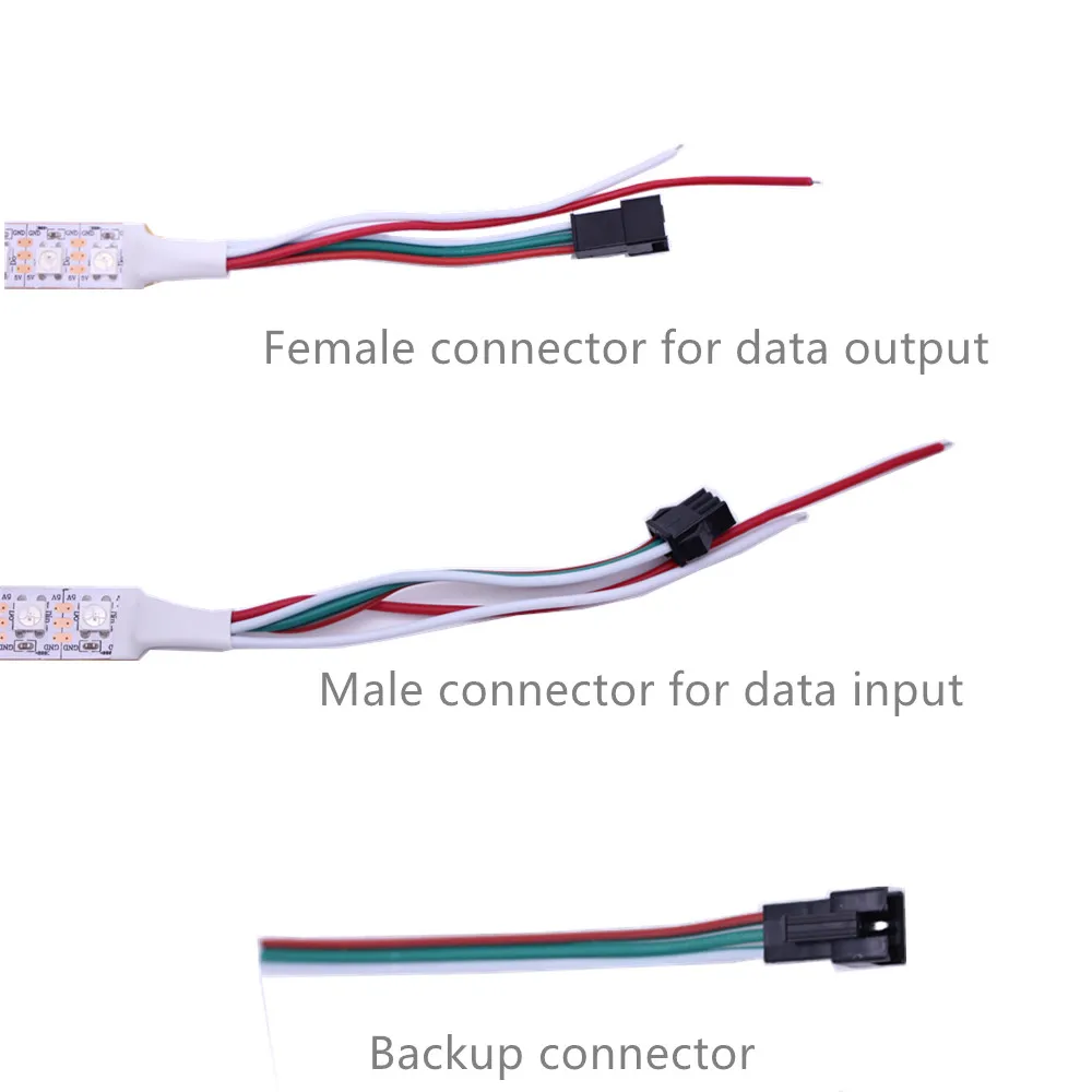 SK6812 RGB RGBW(аналогичный ws2812b) 4 в 1 1 М/4 м/5 м 30/60/144 светодиодов/пикселей/м; индивидуальная Адресуемая Светодиодная лента IP30/IP65/IP67 DC5V