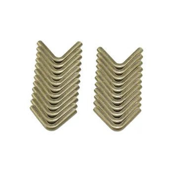 

100PCS 22mm Bronze Iron Book Scrapbooking Album Menu Folders Corners Protectors Book Corners Covers