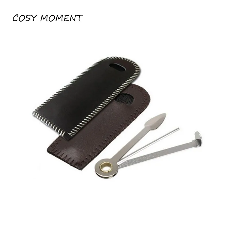 

COSY MOMENT Stainless Steel 3in1 Smoking Pipe Cleaner Foldable Cleaning Tool Reamers Tamper for hookahs,pipe,water pipe YJ172