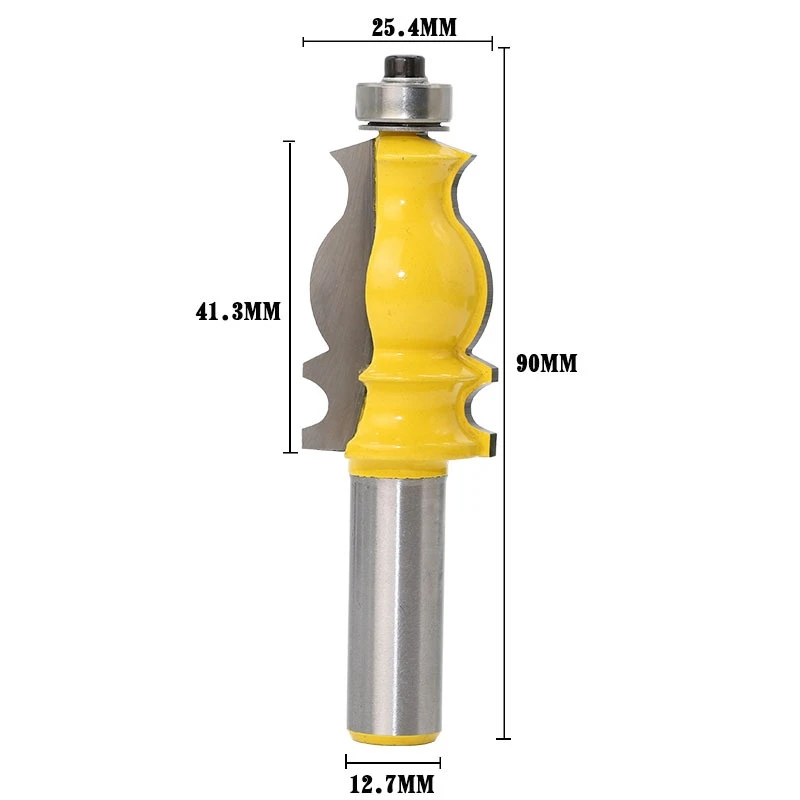 free shipping 1PC Architectural Molding Router Bit - 1/2" Shank Tenon Cutter for Woodworking Tools