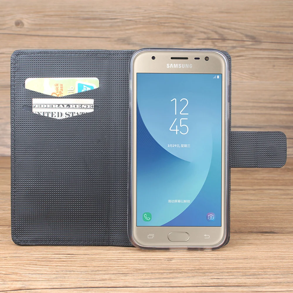 Кожаный чехол книжка для Samsung Galaxy J1 J2 J3 J5 J7 A3 A5 A6 A7 A8 A9 2016 2017 2015J2 Prime S8 S9 Note 8 мини Чехол
