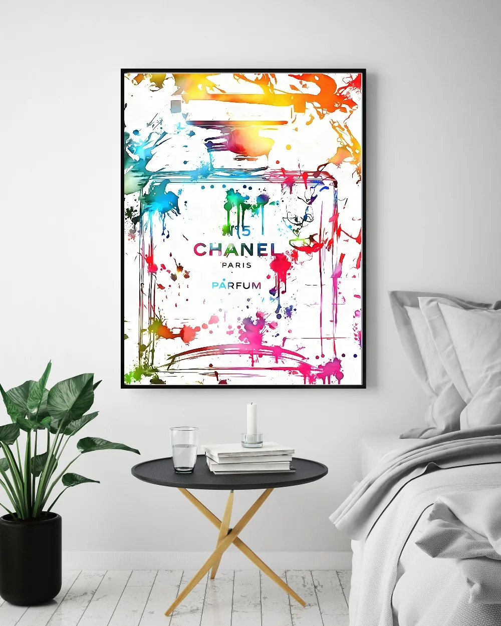 Chanel Perfume Bottle Wall Art Canvas Print Fansee Australia
