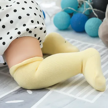 

Over Knee Long Baby Socks With Loose Wool Circle Bubble Welt Great Pure Cotton Newborn Infant Toddler Baby Socks For Age 0-1Y