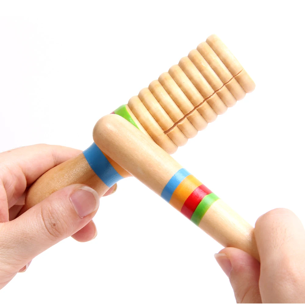 

Musical Instrument Kids Percussion Wooden Toy Single Sound Tube