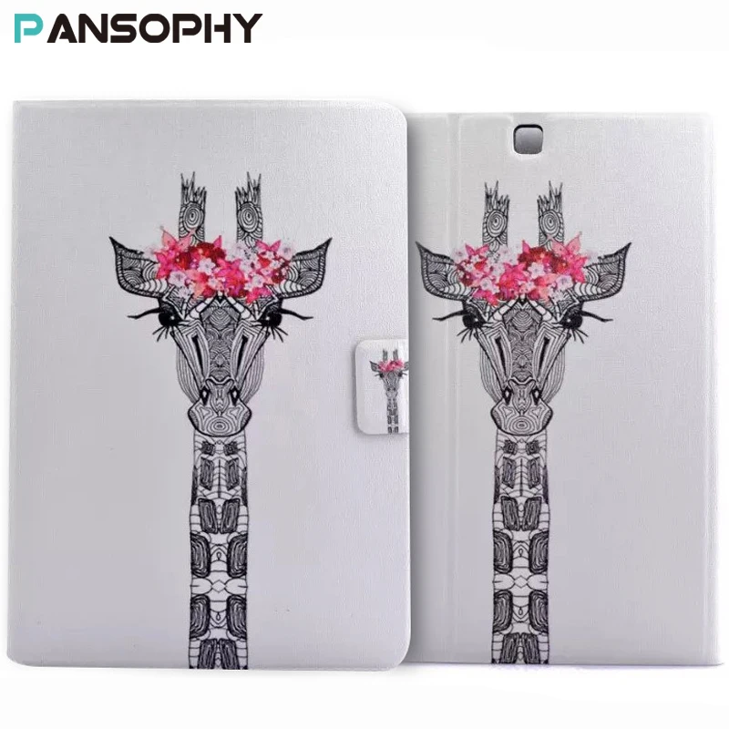 

Stand Tablet Cover Smart Case For Samsung Galaxy Tab A 8.0 SM-T350 T355 Case Luxury pu Leather Bag fundas with Card Slots