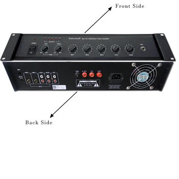 

Ben & Fellows 120102 PA Mixer Amplifier Bass and Treble Control, Automatic Mute Function for Paging and Announcement