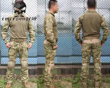 Emerson G2 Tactical Training Uniform Shirt Pants with Elbow Knee Pad Profeesional Military Army Wearable Outdoor Hunting Set