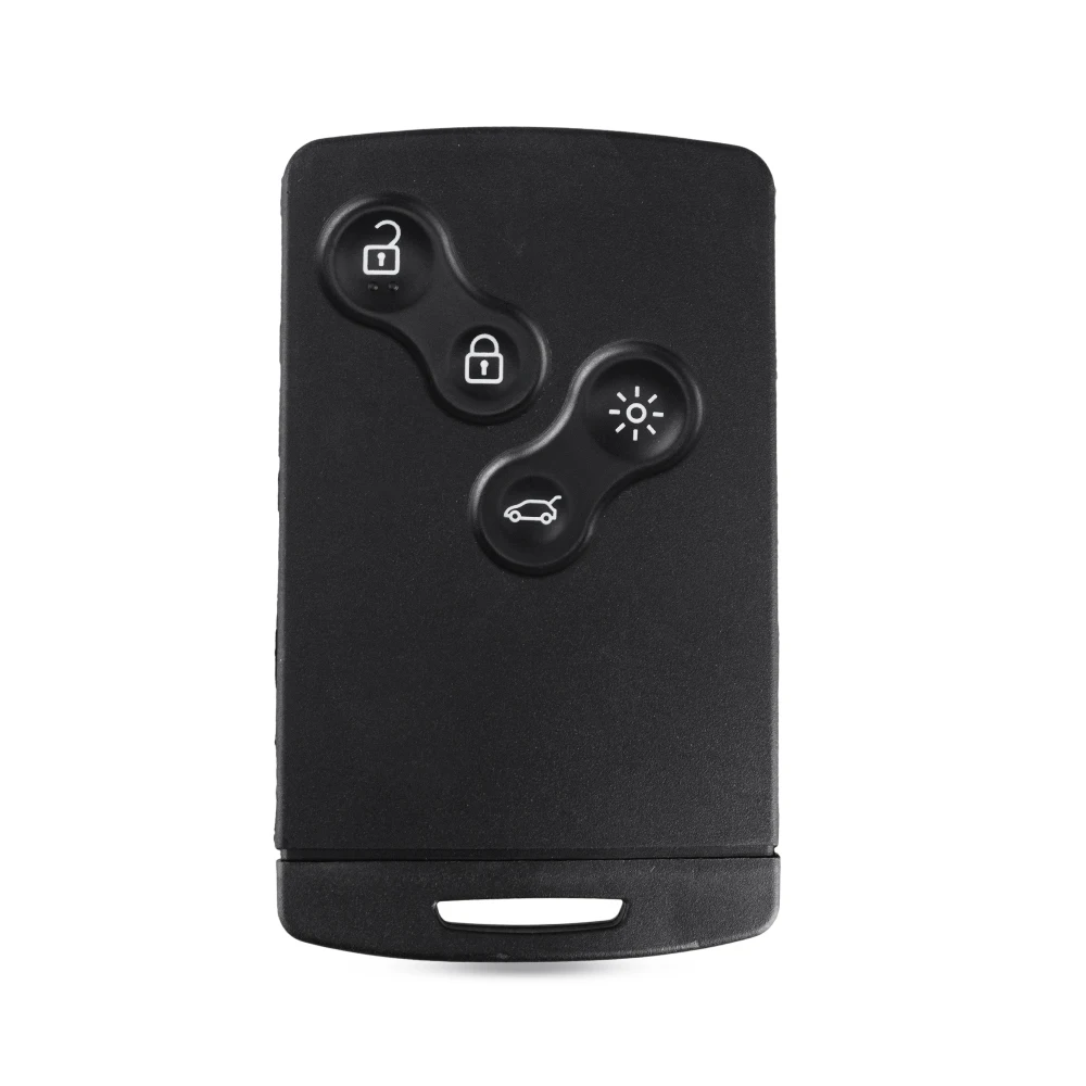 SODIAL 4 Button Car 433Mhz PCF7952 Chip 4 Button Remote Key Smart Card Car Key For Renault Koleos Clio Megane Scenic Laguna