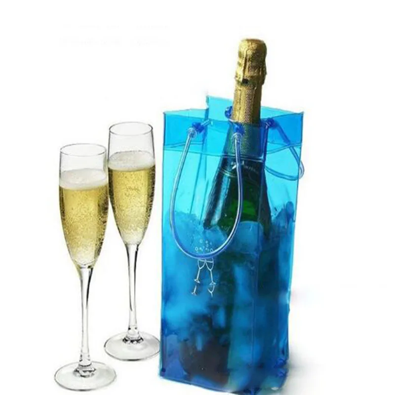 

Wine Beer Champagne Bucket Drink Ice Bag Bottle Cooler Chiller Foldable Carrier