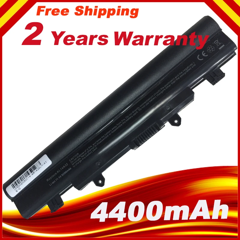 4400 мАч батареи al14a32 для acer aspire e5-511 e5-521 v3-472 v5 e1-571 v3-572 V3-572G V3-572P V3-572PG | Компьютеры и