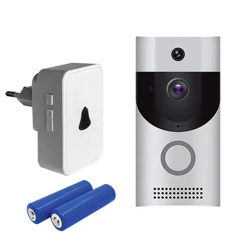 

Higestone Outdoor Video Doorbell Wireless TF card ring bell Monitor viewer IR LED Night Vision peephole WIFI APP Control PIR