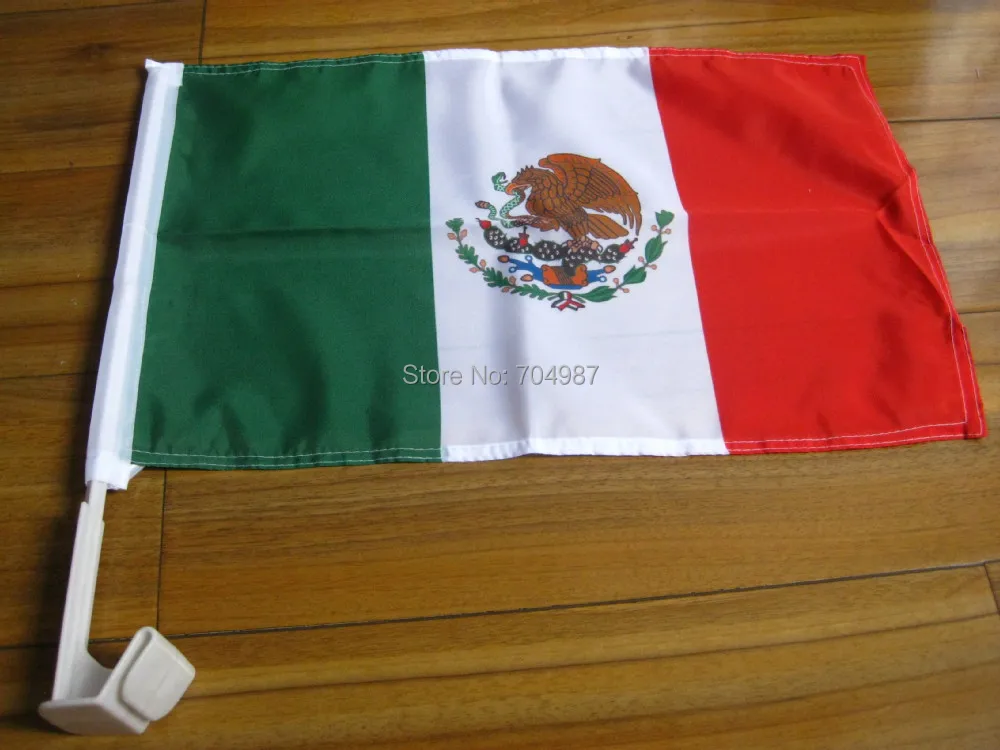 

30 x 45 cm Mexico car window banner flag free shipping