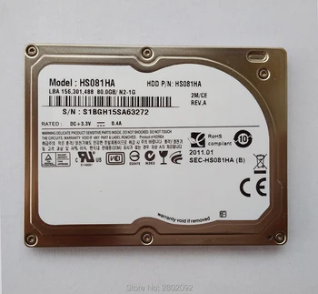 

NEW 1.8" Hdd CE ZIF 80GB HS081HA HARD DISK For IPOD CLASSIC 6 GEN REPLACE MK8022GAA HS12YHA HS081HA FOR IPOD CLASSIC