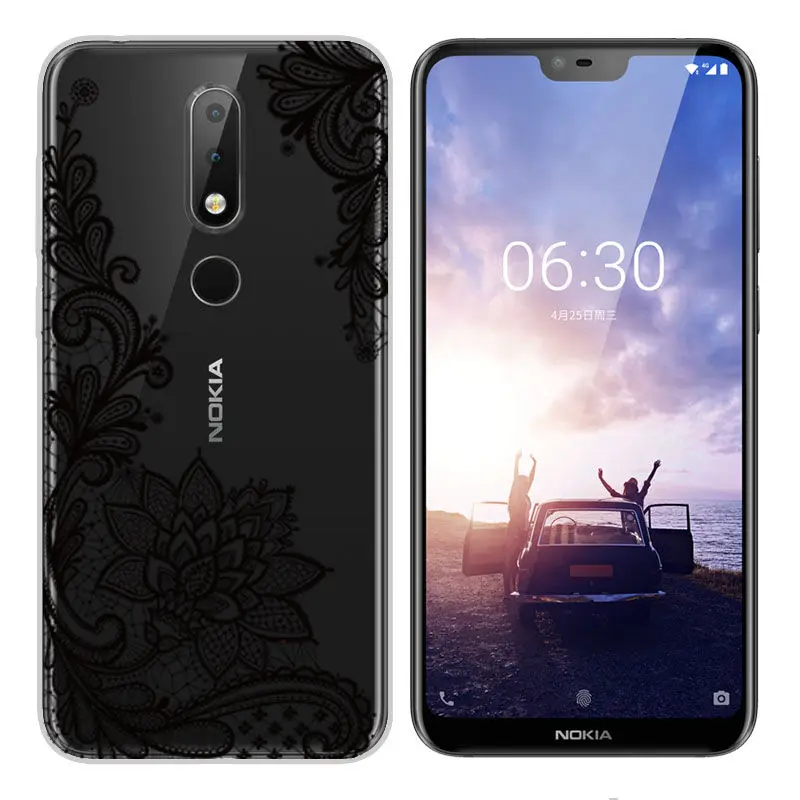 Arvin Silicone Fundas for Nokia X6 2018 Soft TPU Nokia 2 3 5 6 7 8 9 Cover Painted Phone Case for Nokia 3.1 6.1 Smart Back Cover (1)