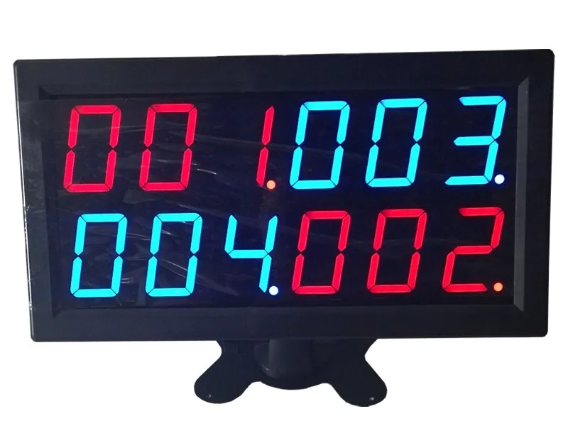 K-4-D display with 4 groups number
