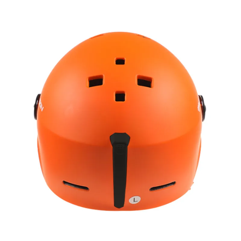 Шлем с козырьком для лунного катания на лыжах,, интегрированный, формирующий, для спорта на открытом воздухе, защитное оборудование с очками для зимнего катания на лыжах, шлем a39