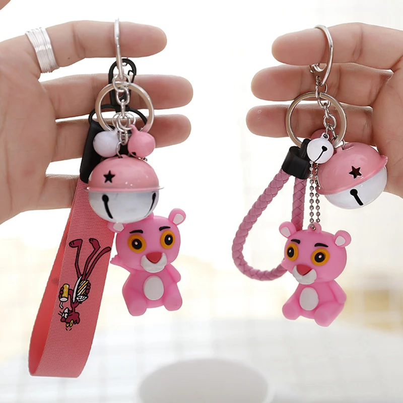 

Cute Pink Panther Travel Accessories Portable Multifunction Unisex Key Security Security Parts Suitcase Pendant Decoration Gift