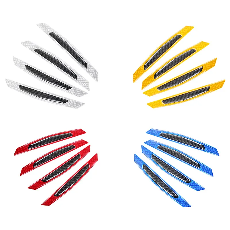 

4Pcs Car Door Edge Guard Strip Scratch Protector Anti-collision Sticker Universal Auto Rubber Mouldings