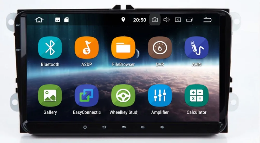 Discount Car Multimedia for Volkswagen GOLF PASSAT B6 B5 POLO CC TIGUAN OCTAVIA CAR NODVD 4G WIFI 9 inch Android 9.0 Quad Core RDS DVR BT 2