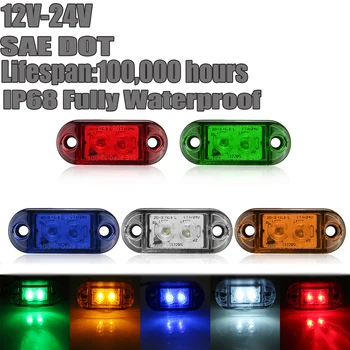 

Truck Side Light Trailer LED Taillight Brake Stop Turn Signal Indicator Light Lamp 12V 24V Universal For Car Truck Lorry Caravan