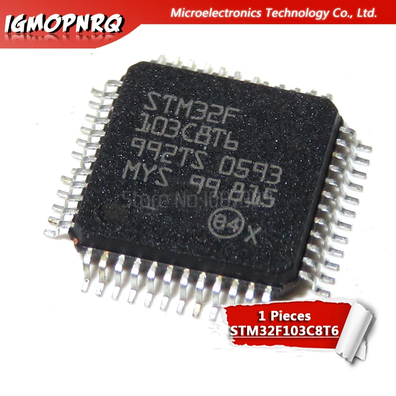 

1PCS STM32F103C8T6 STM32F103RFT6 STM32F103RGT6 STM32F105RBT6 STM32F105RCT6 STM32F103CBT6 QFP STM32F103 STM32F105