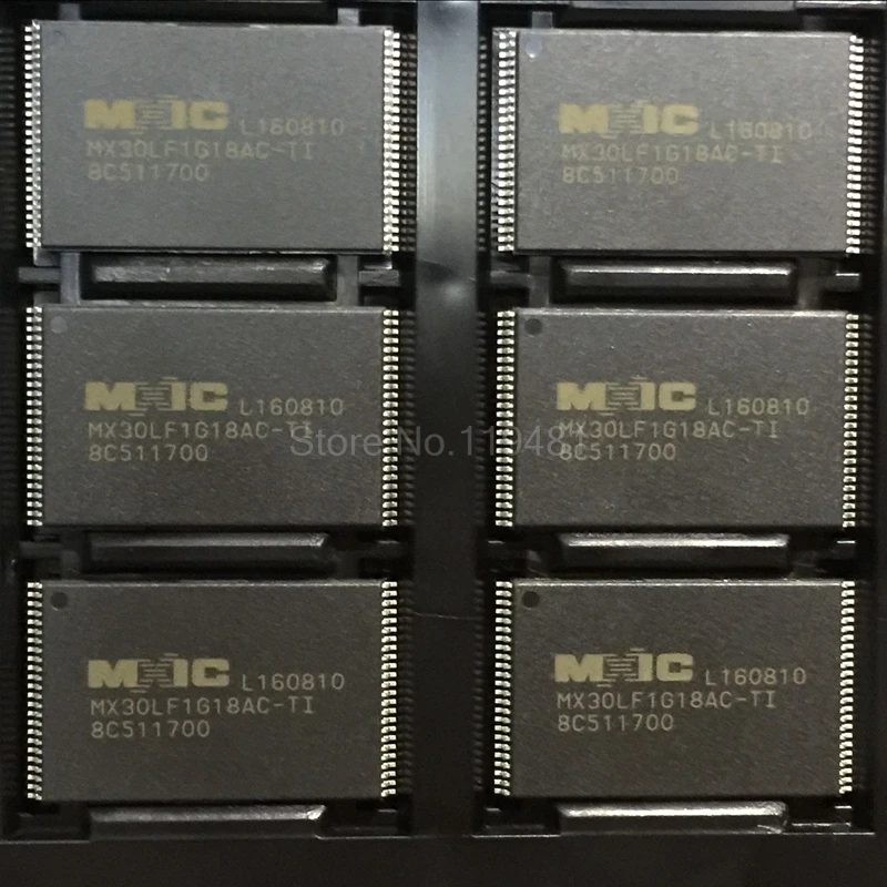 MX30LF1G18AC-TI FLASH-NAND Memory IC 1Gb(128M x 8) Parallel 20ns 48-TSOP