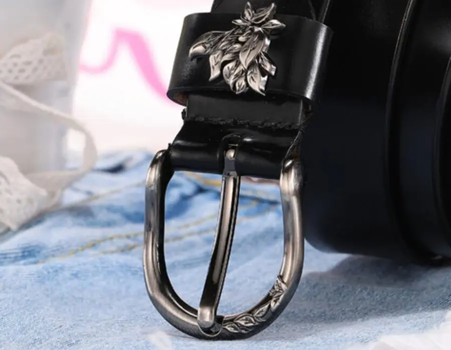 Women Leather Belt NEW Belt For Women Genuine Cowhide Leather Belt With Alloy Buckle width:2.8cm,95-110cm Leather Belt Women