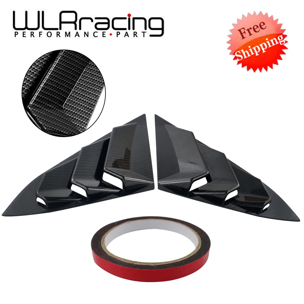 

Free Sihipping Rear Window Quarter Side Vent Window Louvers Scoop Cover For Honda Civic 10th 2016 2017 Car-styling Parts