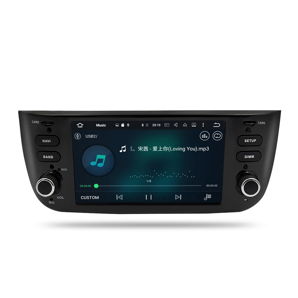 Perfect Android 7.1 Car Stereo DVD Player GPS Glonass Multimedia for Fiat Grande Punto Linea 2012 2013 2014 2015 Audio RDS Radio Stereo 3