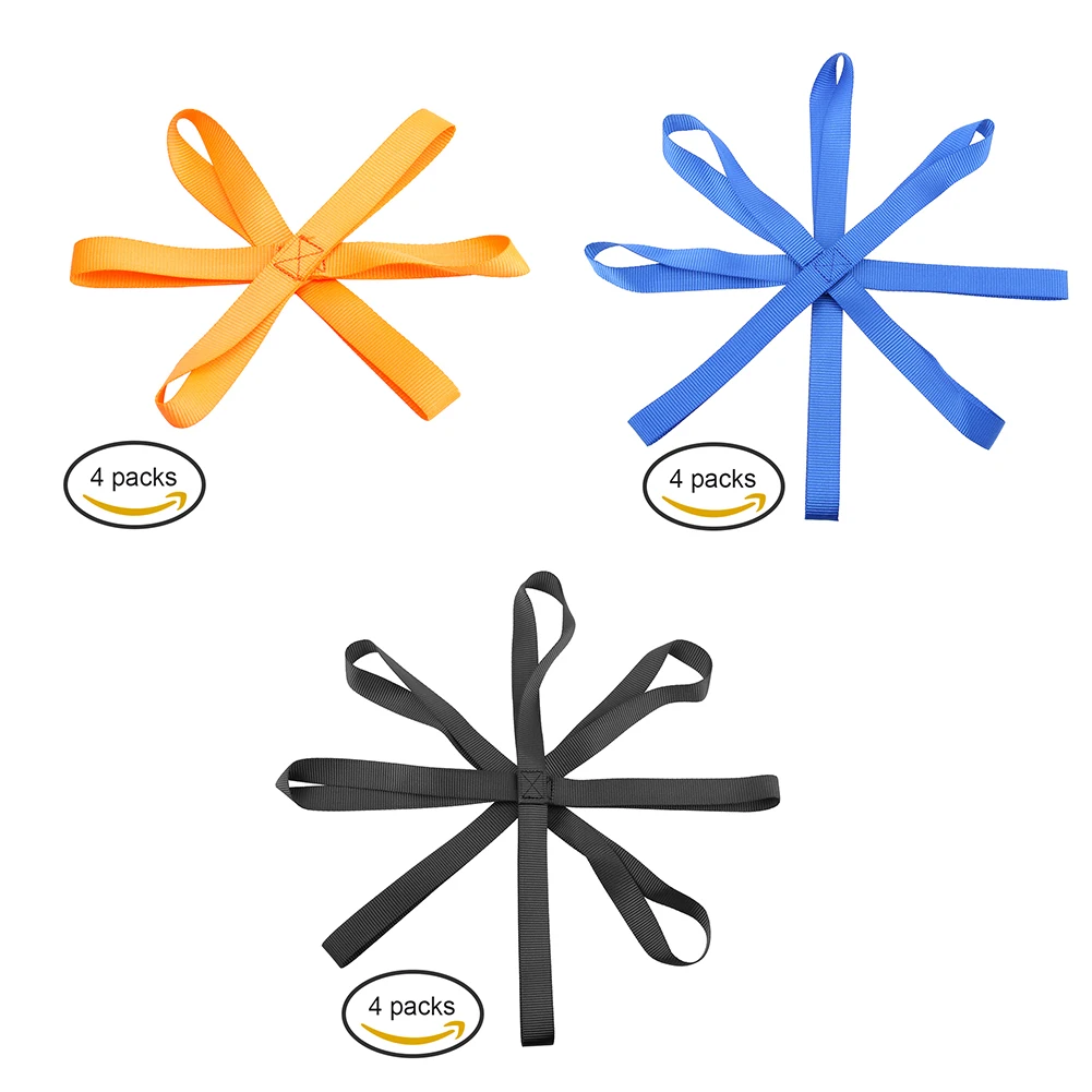 4 قطع 18 بوصة لينة حلقة التعادل لأسفل الأشرطة حبل سحب الحبال الاكسسوارات مركبة التعادل داونز نارية الثابتة ME3L